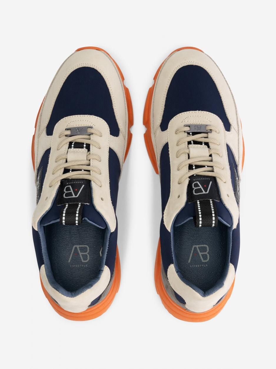 Runner II | Navy Sand Orange