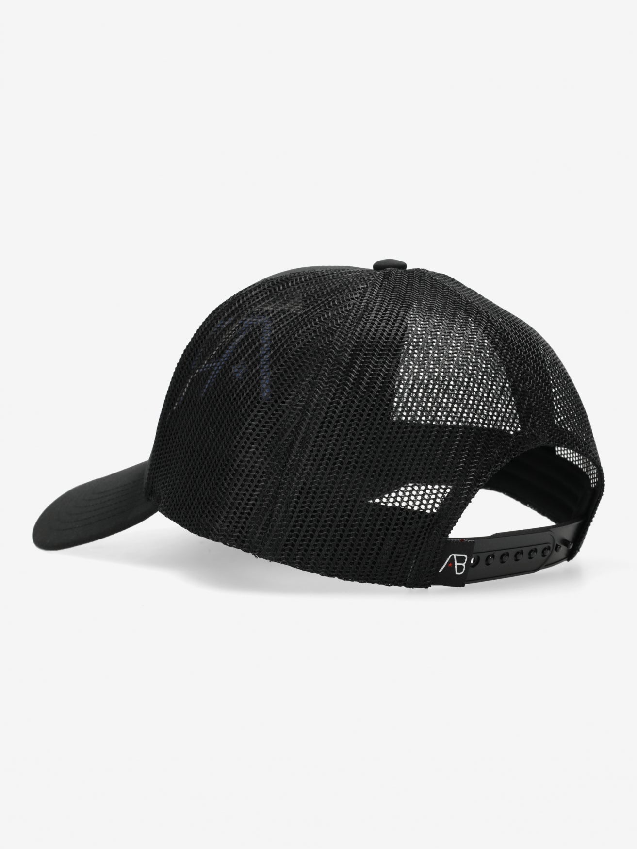 Retro Trucker Cap | Jet Black / Cornflower Blue