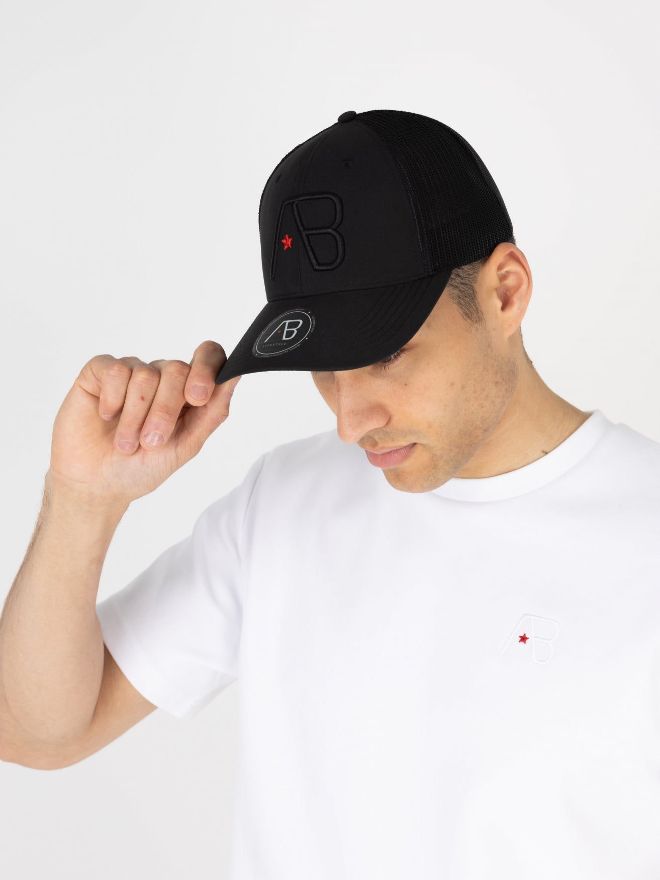 Retro Trucker Cap | Jet Black
