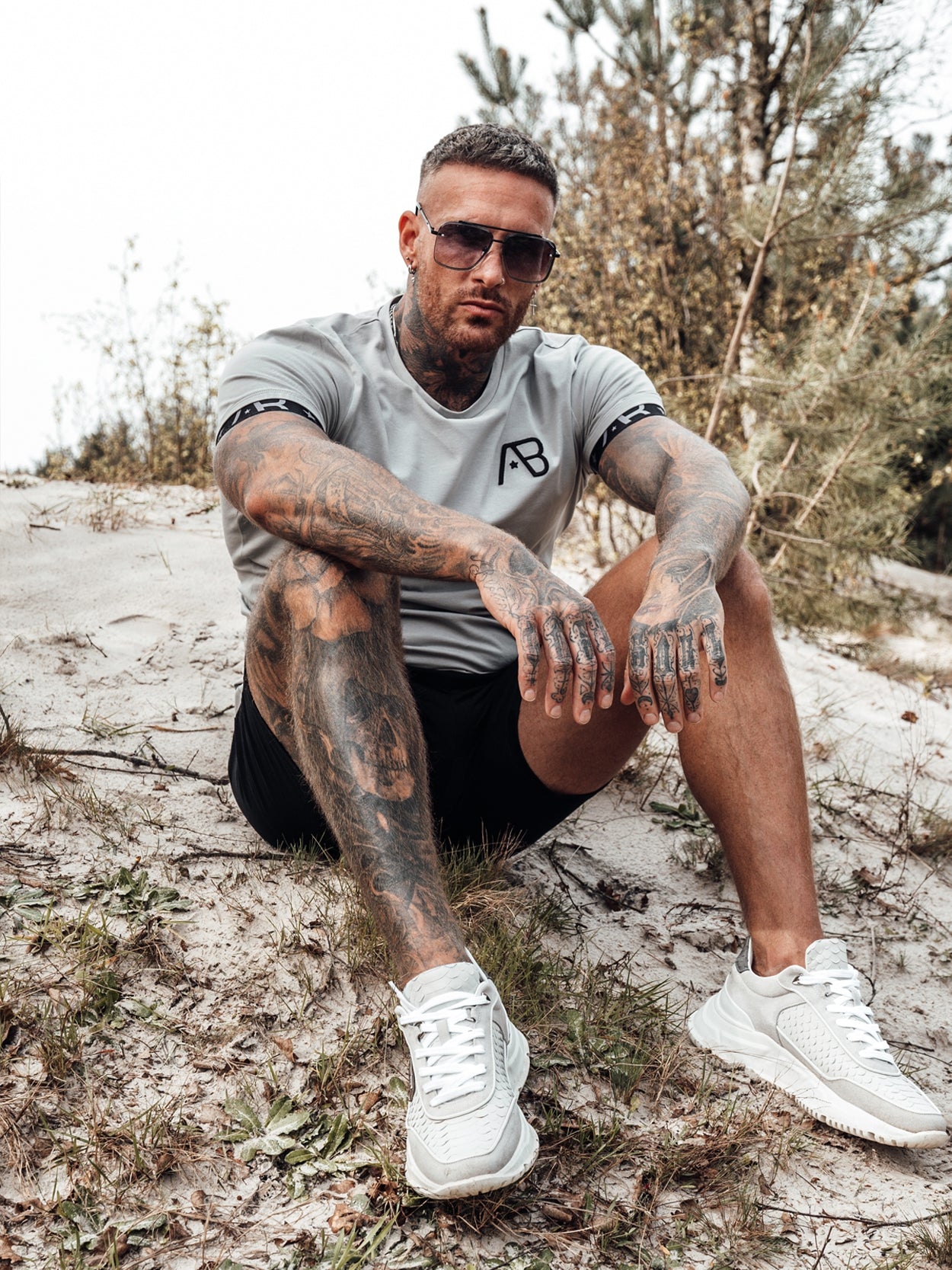 Flag Tee | Limestone