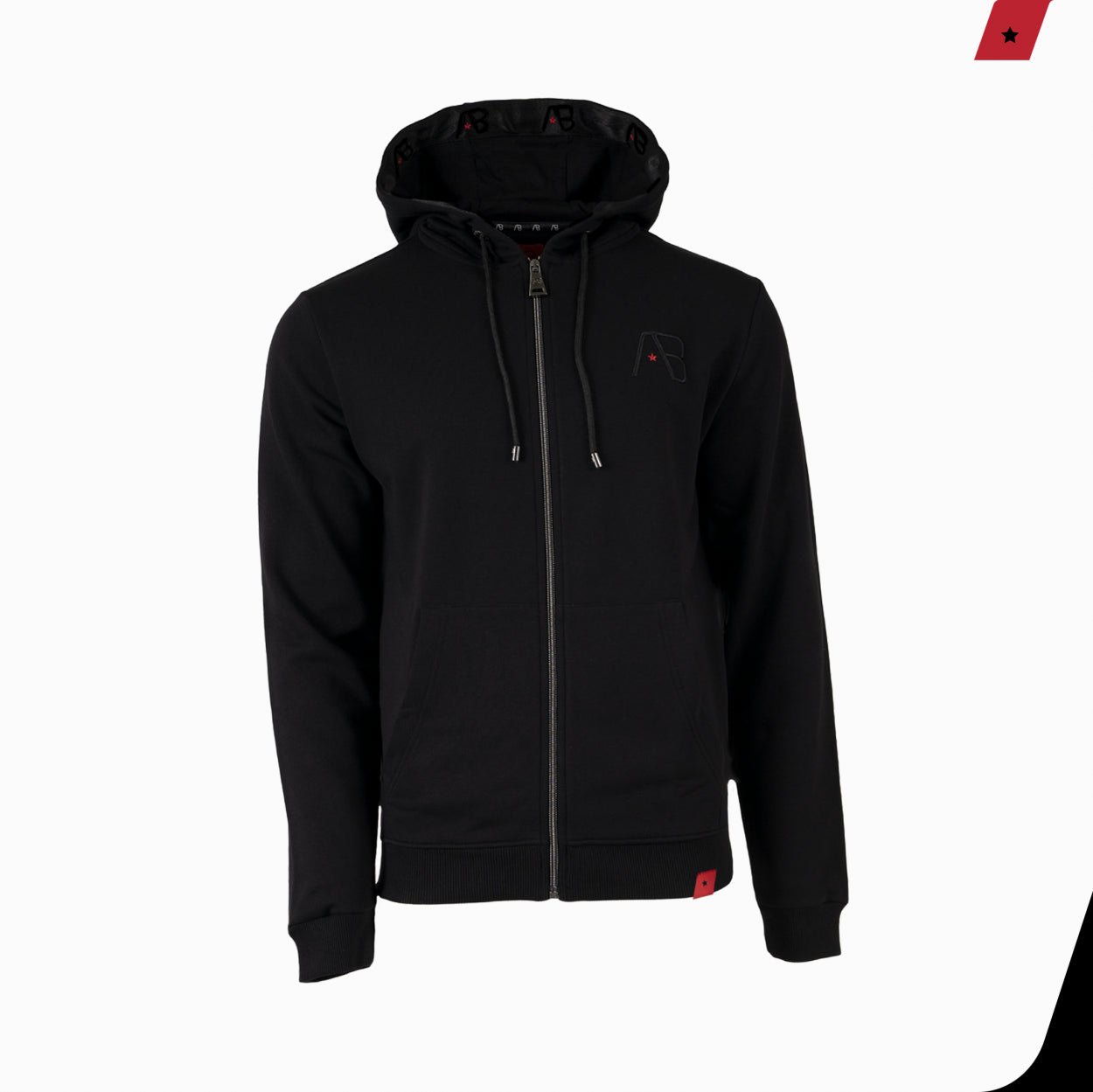 Taped Hooded Vest | Black - AB Lifestyle