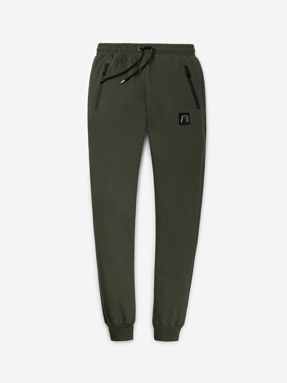 Track Pants Zip Pocket | Dark Green - AB Lifestyle