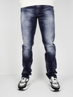 Slim-Fit Denim Jeans Paint | Dark Blue | Dark Blue