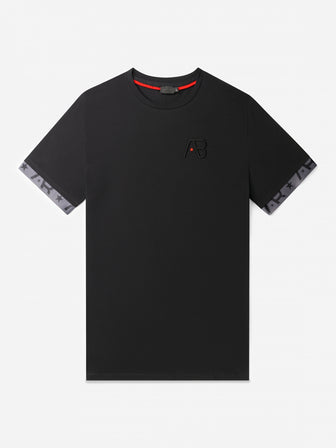 Flag Tee | Jet Black