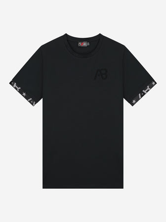 Flag Tee | Jet Black