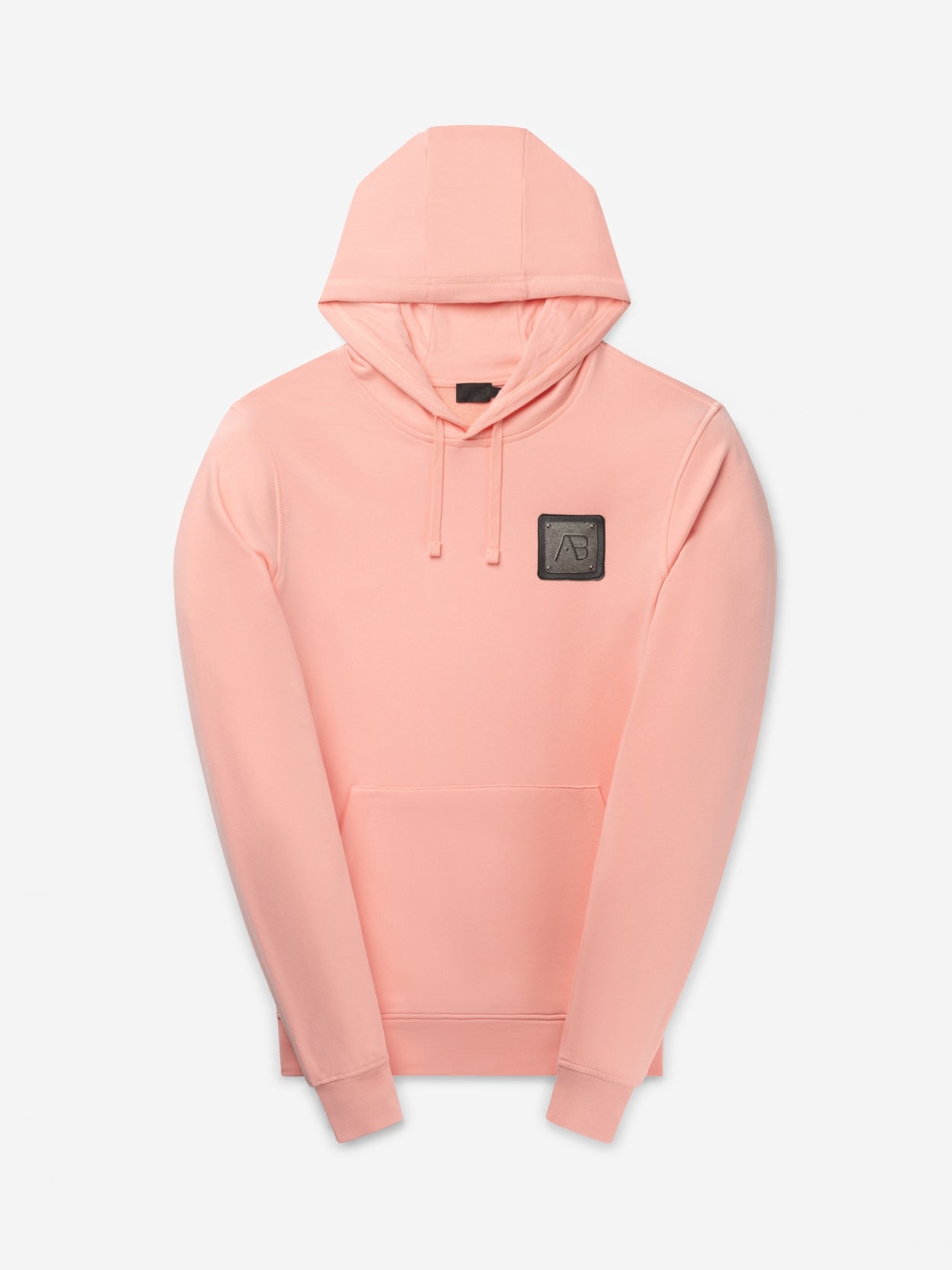 Slim-Fit Metal Hoodie | Apricot Blush