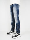 Slim-Fit Denim Jeans Paint | Dark Blue | Dark Blue