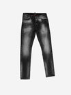 Slim-Fit Denim Jeans Paint | Dark Blue | Jet Black