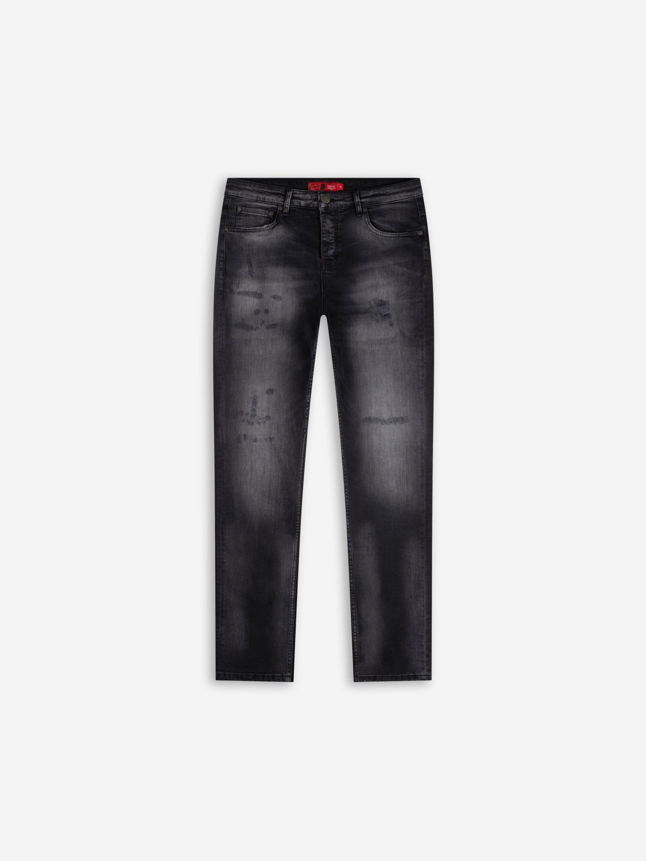 Reno Denim Jeans (Regular-Fit) | Jet Black