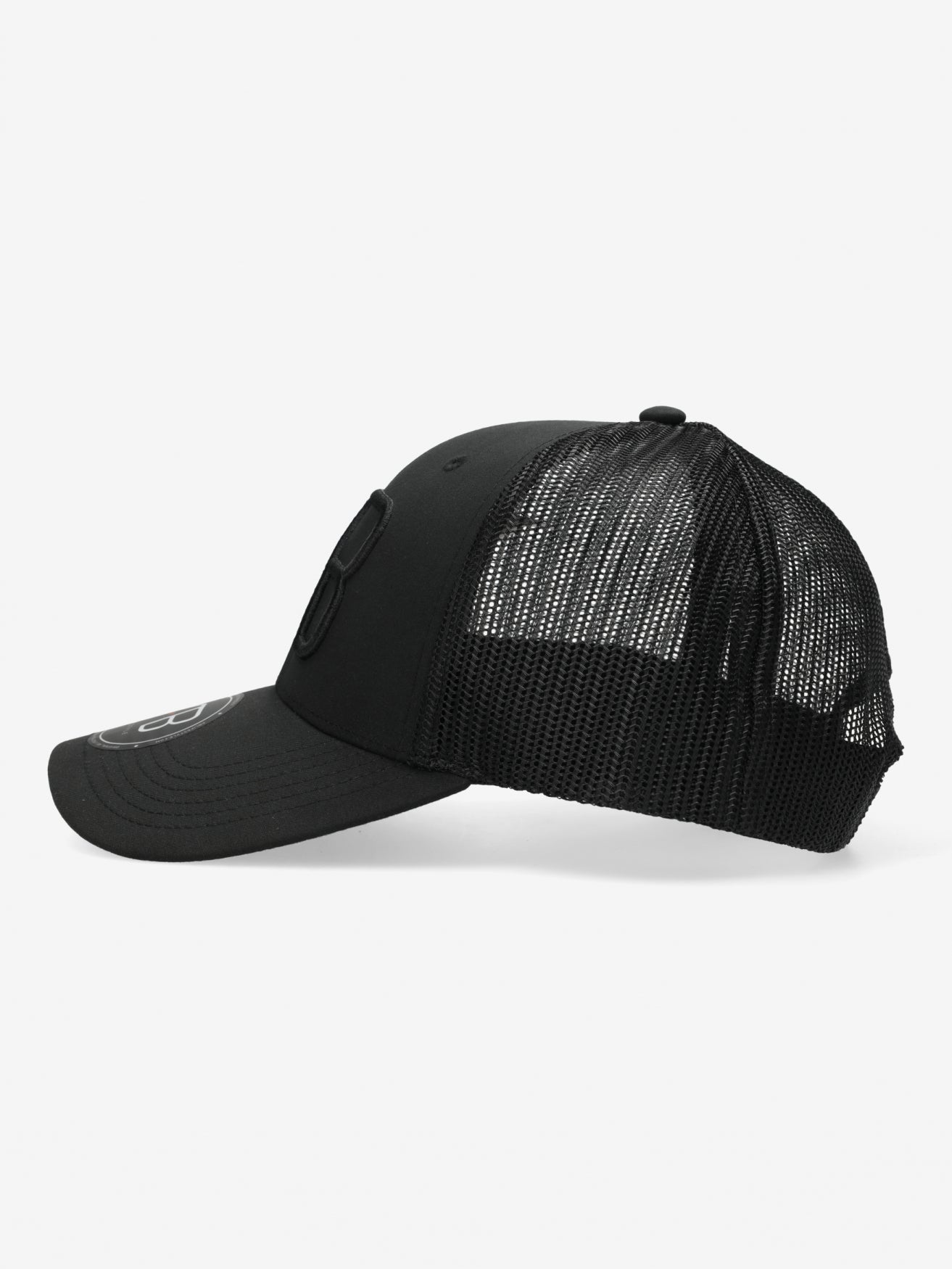 Retro Trucker Cap | Jet Black