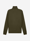 Diamond Half-Zip Sweater | Olive Night