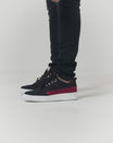 Footwear Leather | Black Red